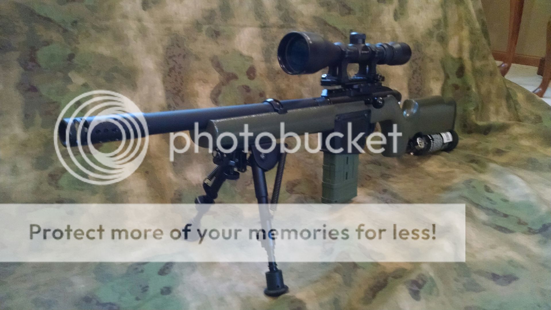 Hammer 7 custom sniper rifle, dam'd, hha optimizer, hammerhead barrel